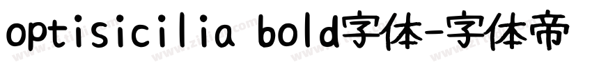 optisicilia bold字体字体转换